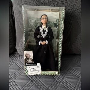 Susan B. Anthony Barbie Inspiring Women Series collectible doll.